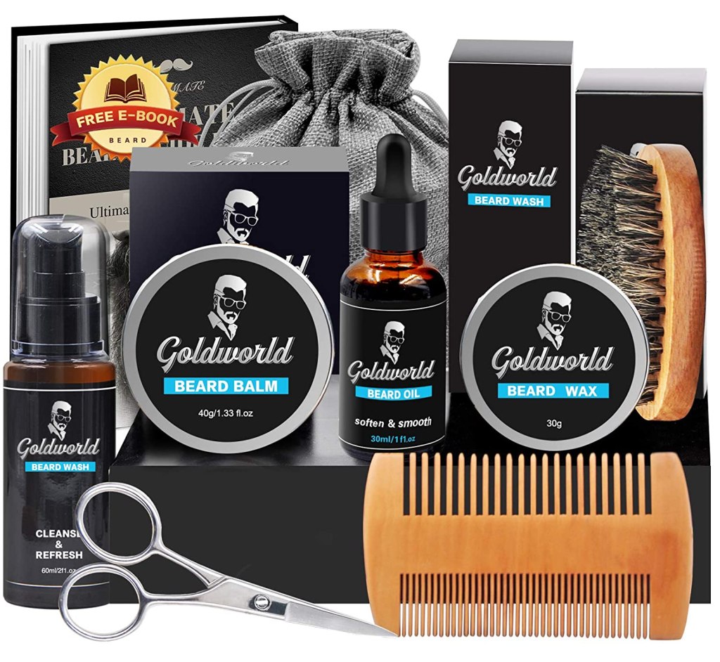 kit para el cuidado de la barba