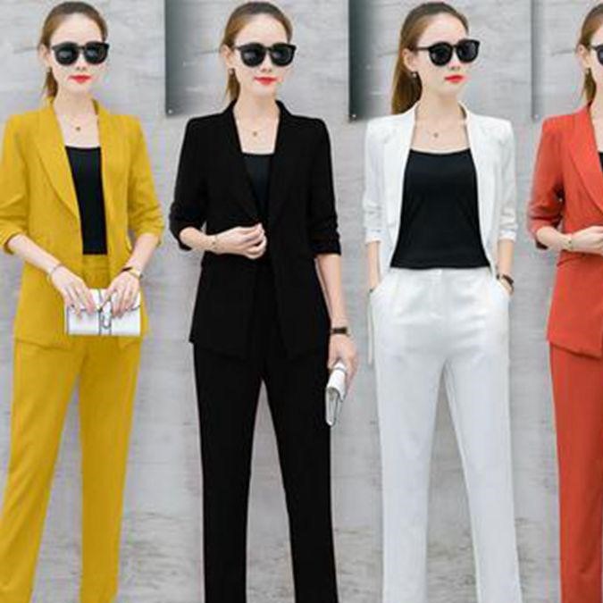 abrigo de dos piezas en diferentes colores