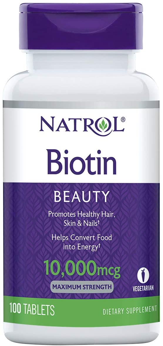 suplemento para el crecimiento del cabello de biotina