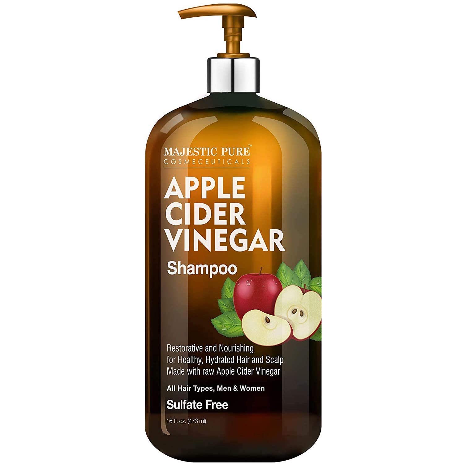 shampoo con vinagre de sidra de manzana