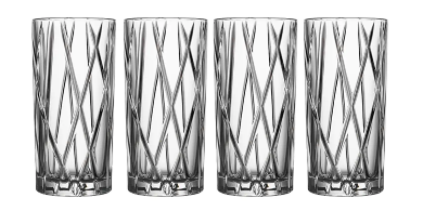 set de vasos de cristal