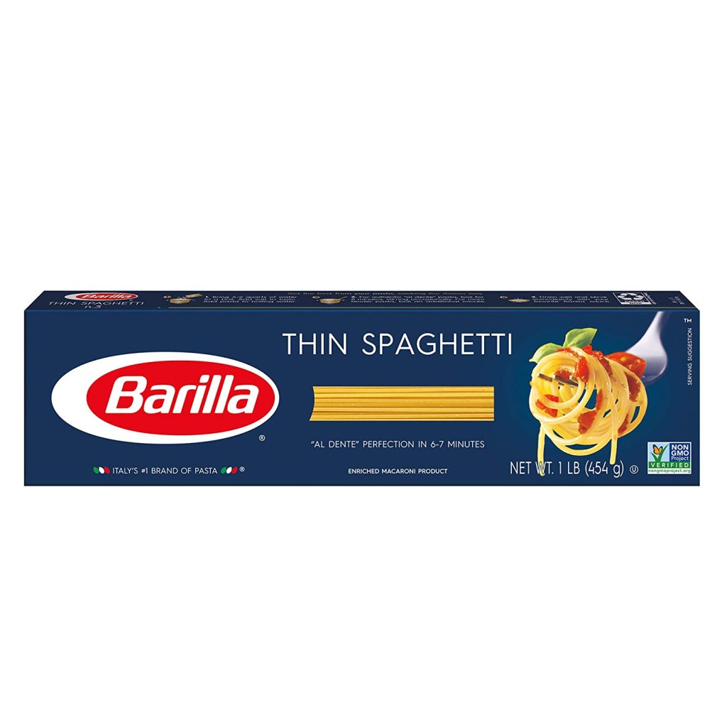 Pasta de la marca Barilla