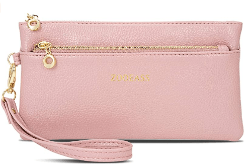 bolso de mano rosa