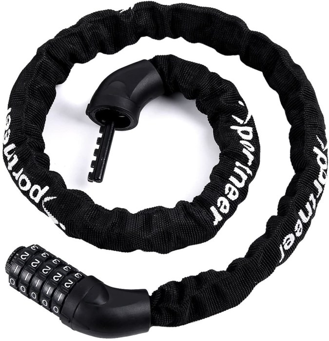 cadena de seguridad para bicicleta