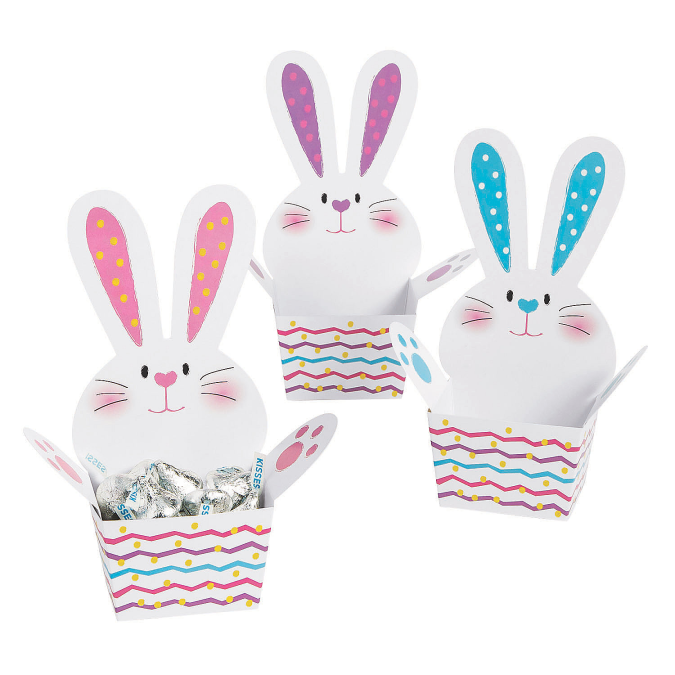 cajas de pascua de conejos