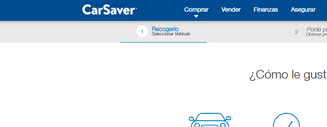 Opciones de compra página web de CarSabver