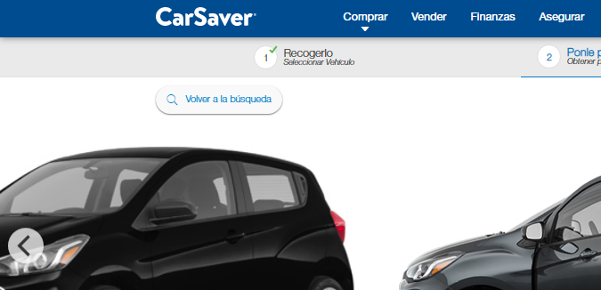 Detalles de vehículo página web de CarSabver
