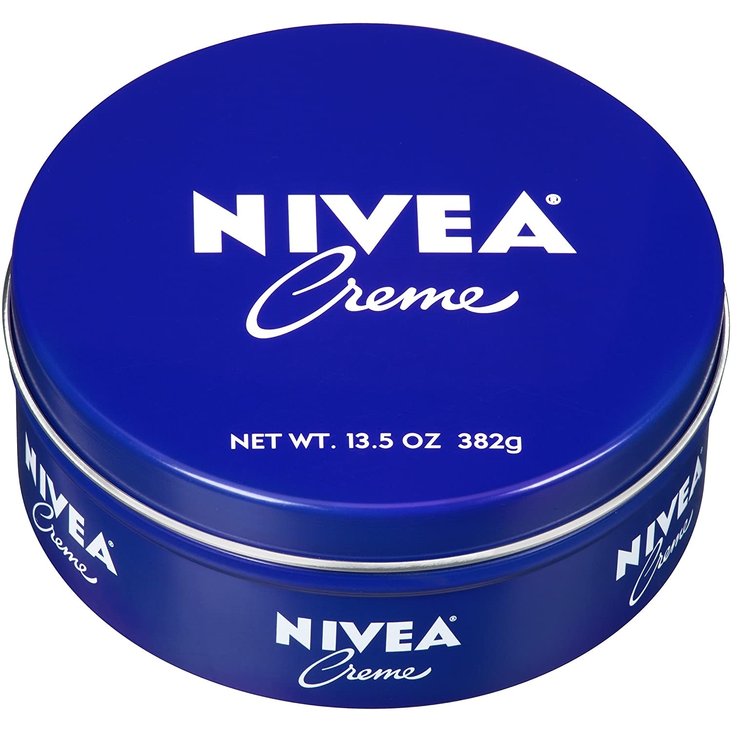 crema nivea de lata azul