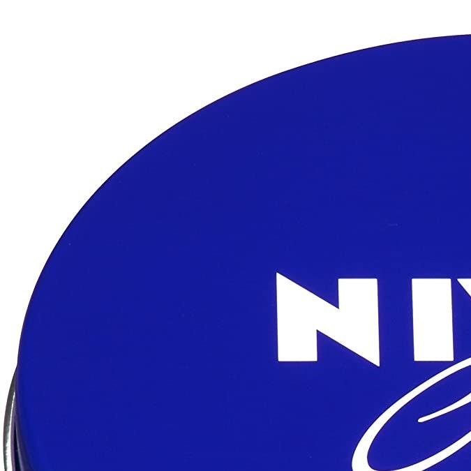 crema nivea de lata azul