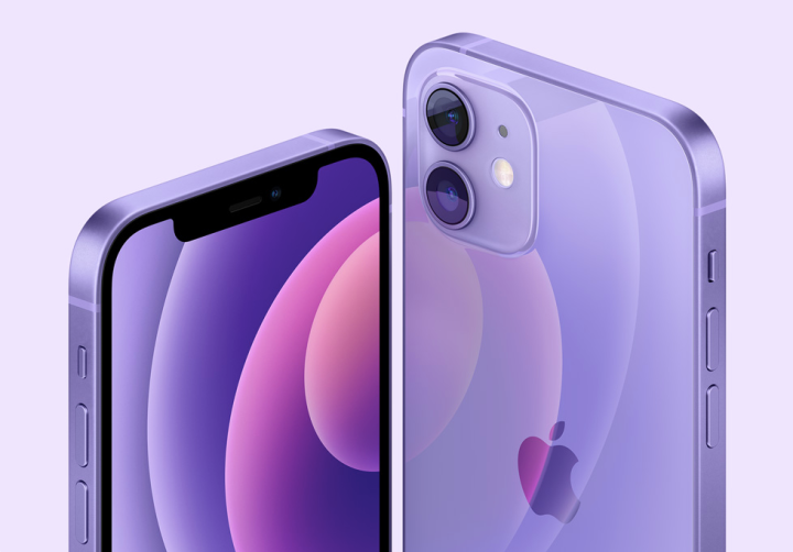 iPhone 12 morado / Crédito: Apple