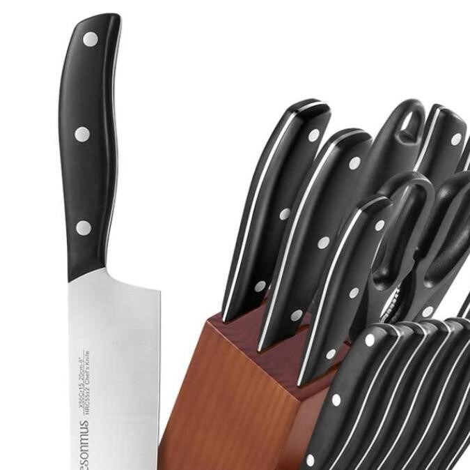 cuchillos para la cocina con base de madera