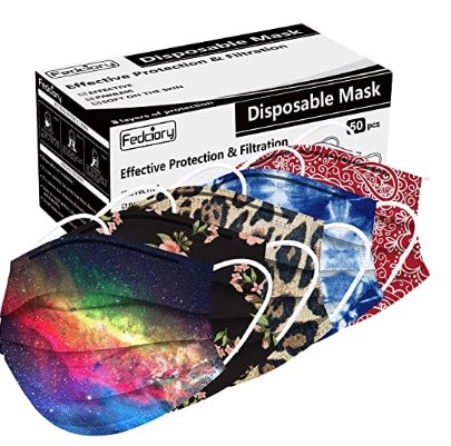 pack de mascarillas con diseños variados