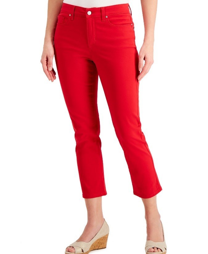 pantalones rojos