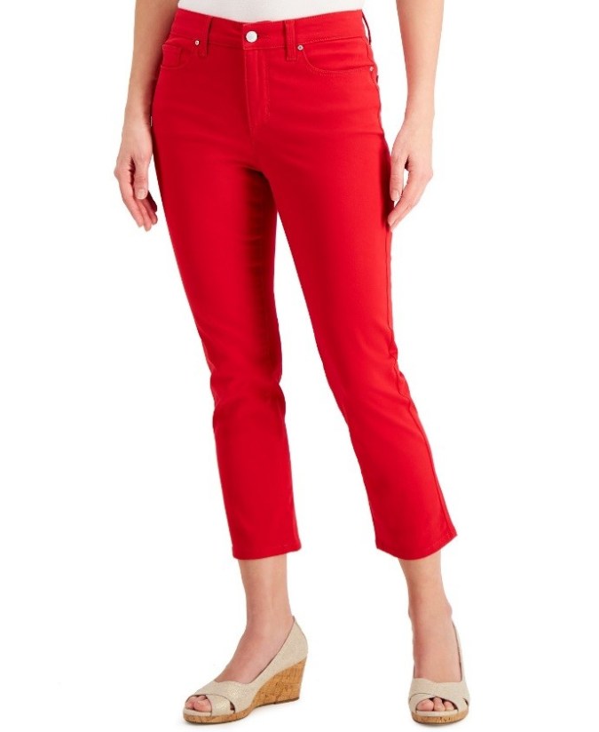 pantalones rojos