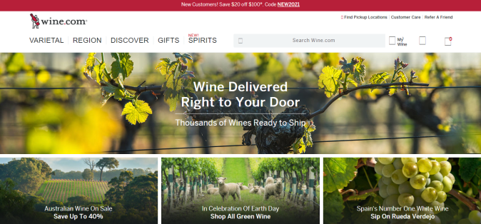 wine para comprar vino online