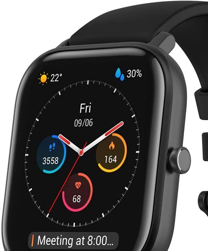 reloj inteligente negro