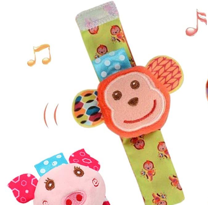 calcetines con peluches para bebés