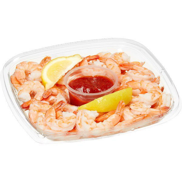 camarones con salsa y limón de costco