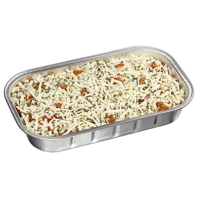 bandeja de lasaña de ravioles con salsa de costco