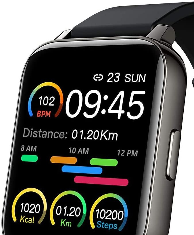 reloj inteligente negro