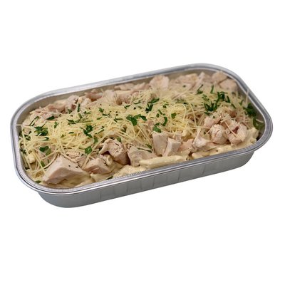 bandeja de pollo con pasta de costco