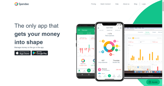 app spendee para organizar las finanzas personales