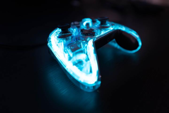 control de xbox fluorescente