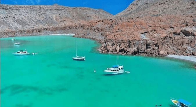 playas en méxico isla espiritu santo