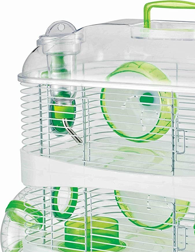 jaula para hámster con tres pisos