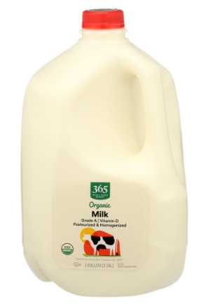 jarra de leche orgánica