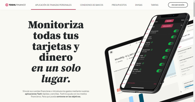 app toshl finance para organizar las finanzas personales