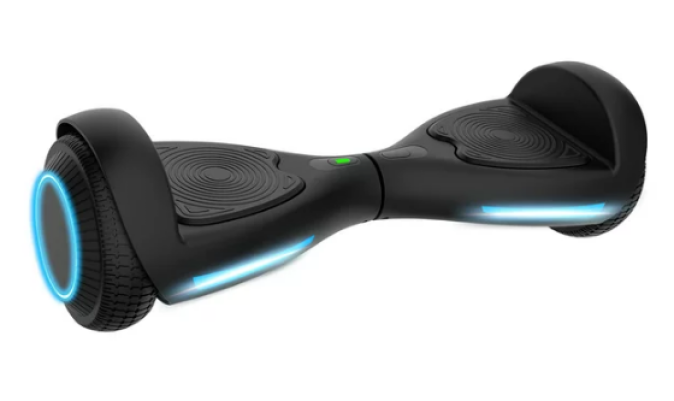 patineta con luces led