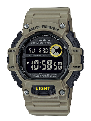 reloj casio deportivo resistente al barro