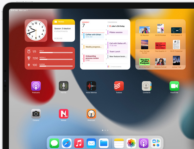 multitarea iPadOS 15