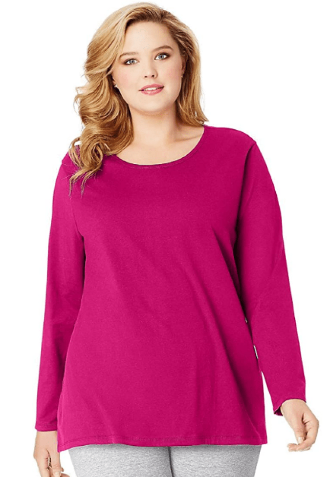 blusa manga laga