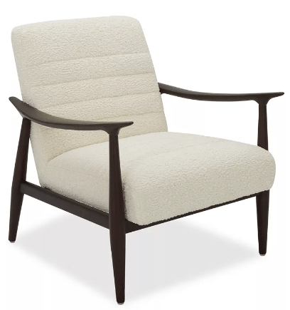 silla de madera con cojines en descuento