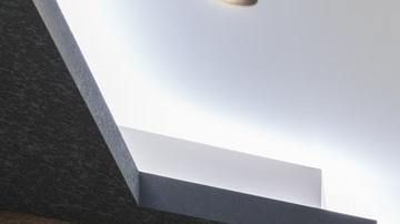 cocina y sala remodelada