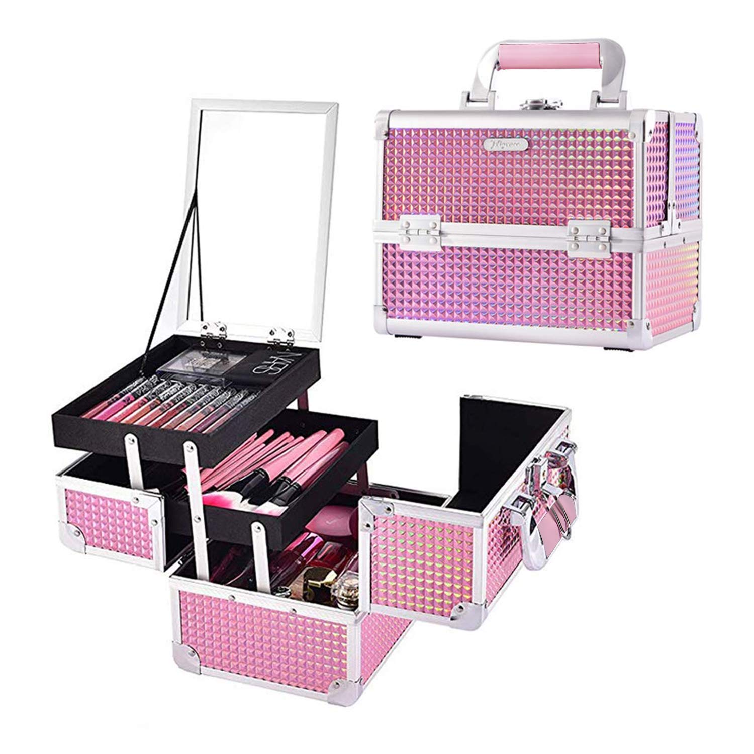 caja portátil de maquillaje