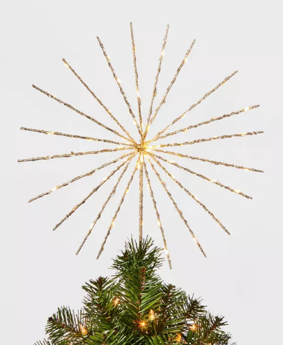 Estrella de árbol de navidad Wondershop
