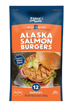 hamburguesa de salmón silvestre