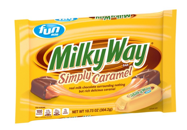 chocolates con caramelo Milky Way