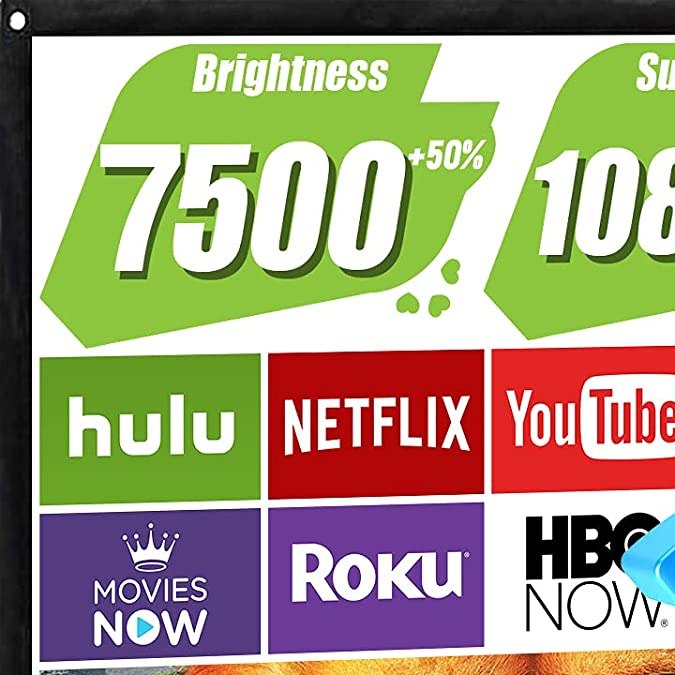 Proyector portátil para exteriores Poyank