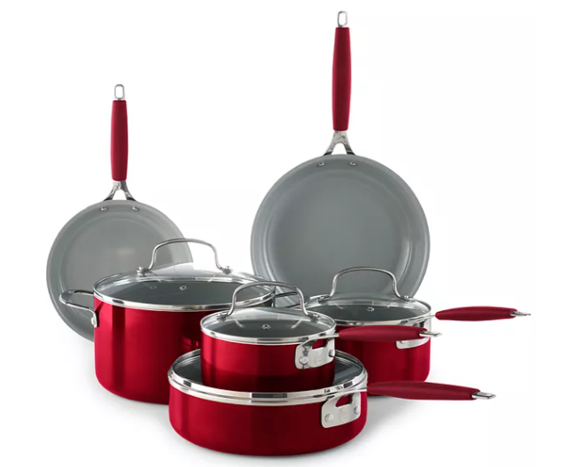 Juego de ollas de 10 piezas Food Network