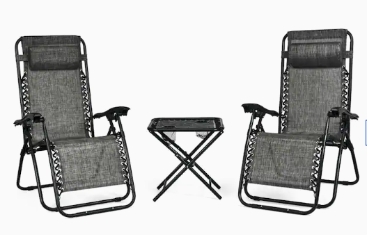 Set de sillas y mesa plegables Clihome