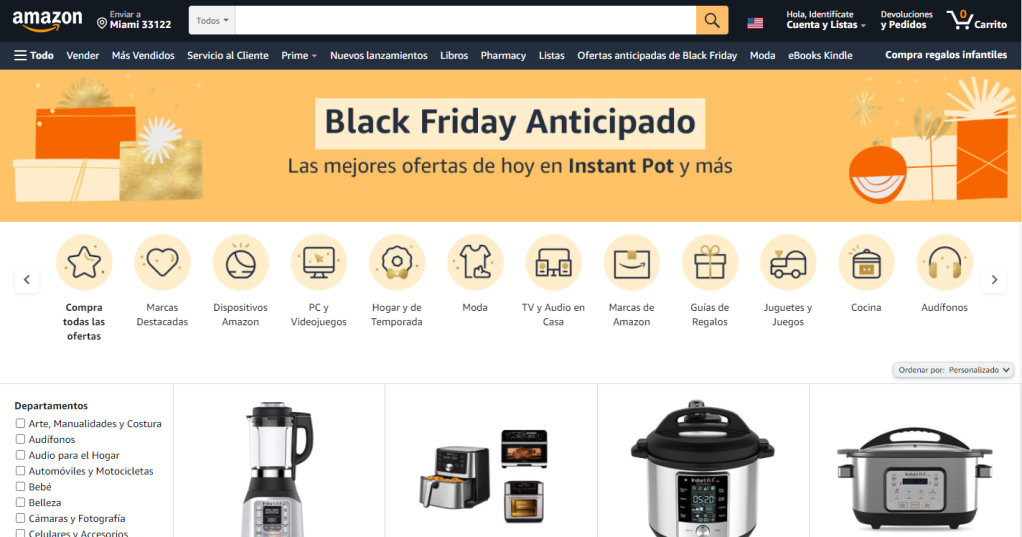 Black Friday 2021 en Amazon