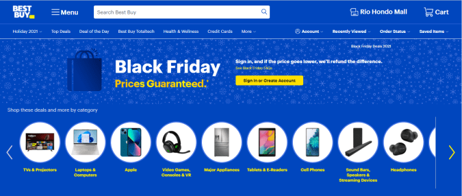 Black Friday 2021 en Best Buy