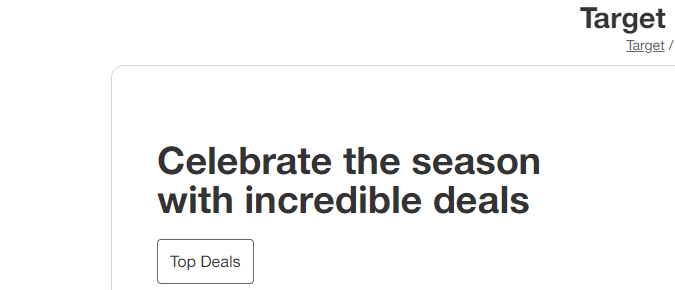 Black Friday 2021 en Target