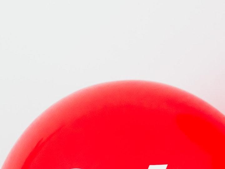 Globos con porcentajes de descuento