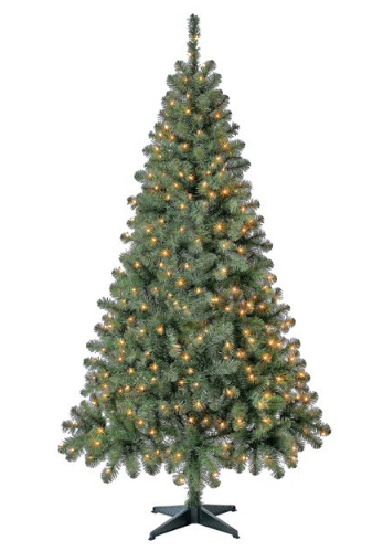 Árbol de navidad con luces Holiday Time