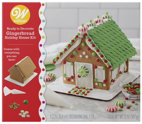 Casa de jengibre para decorar Wilton